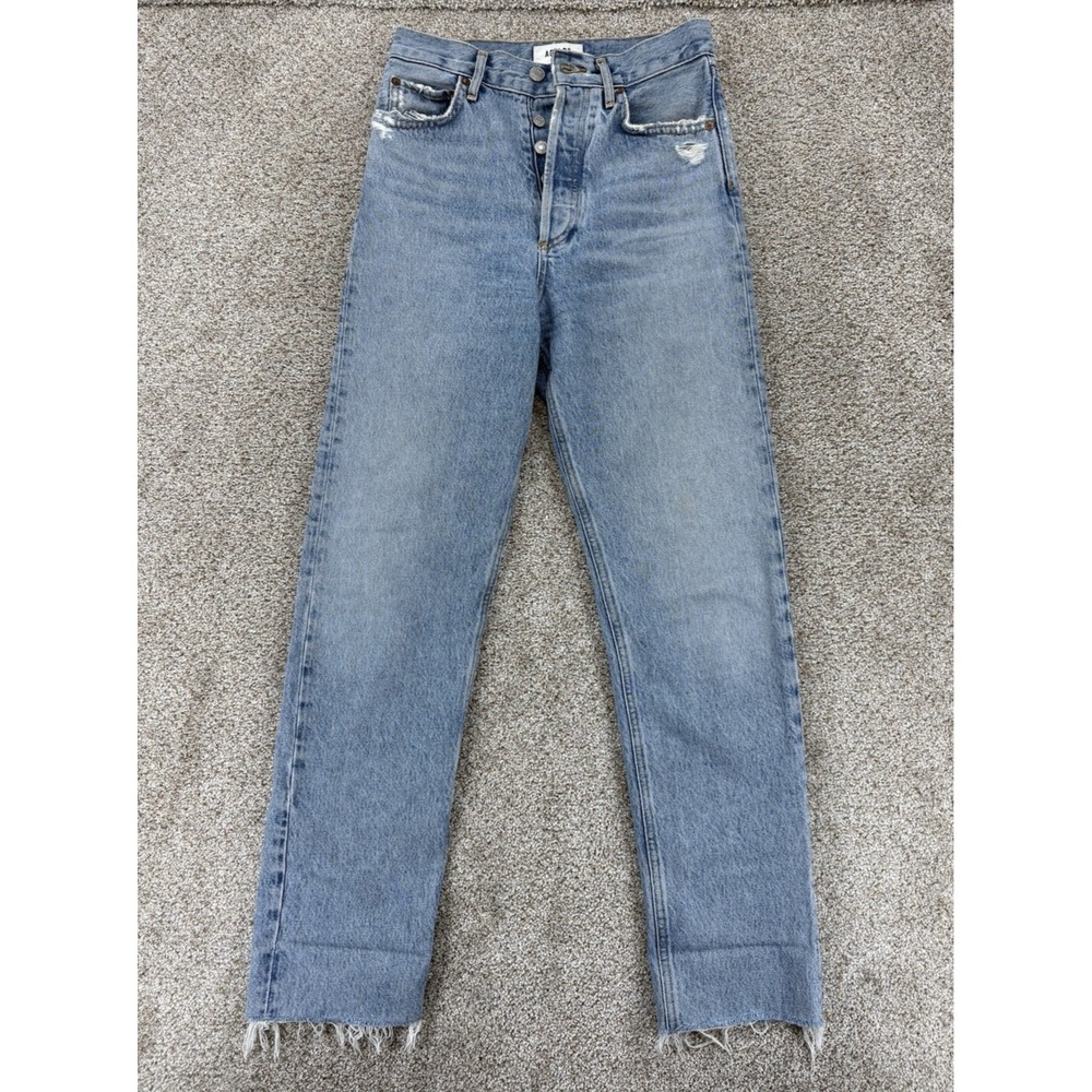 Agolde High Rise Women Jeans - Light Blue